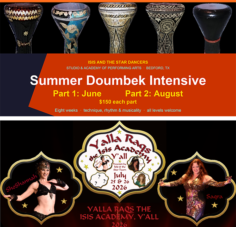 summer doumbek intensive and yalla raqs 2026